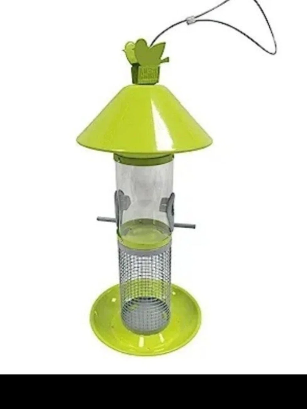 Bird Feeder, Drinker Metal Food Dispenser Outdoor Bird Feeder